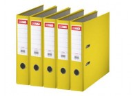 Biblioraft plastifiat ALPHALINE 5cm Galben
